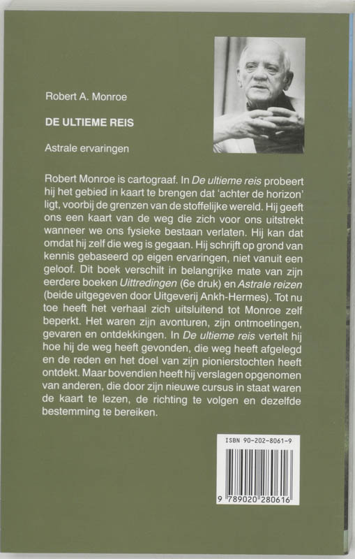 Achterkant van De ultieme reis