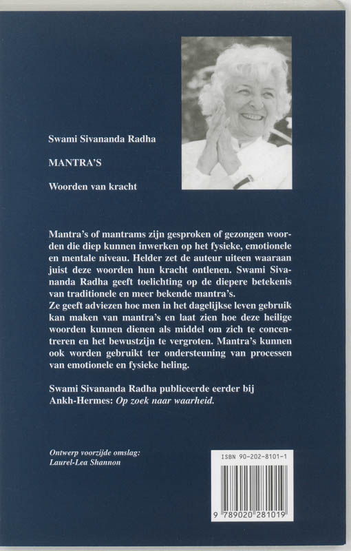 Achterkant van Mantra's