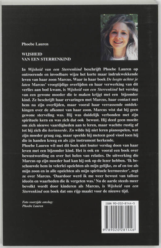 Achterkant van Wijsheid van een sterrenkind