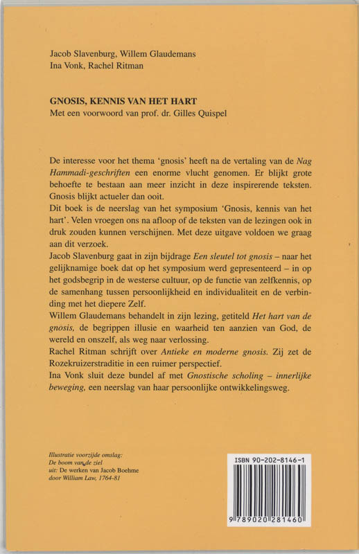 Achterkant van Gnosis, kennis van het hart