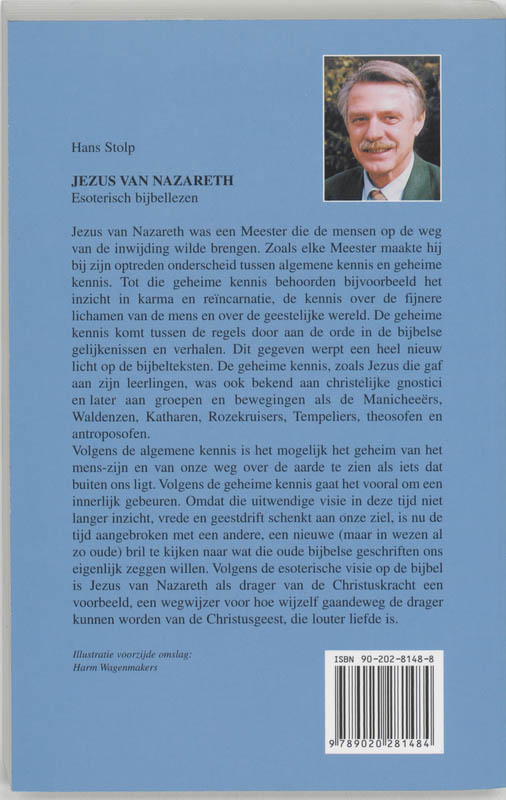 Achterkant van Jezus van Nazareth