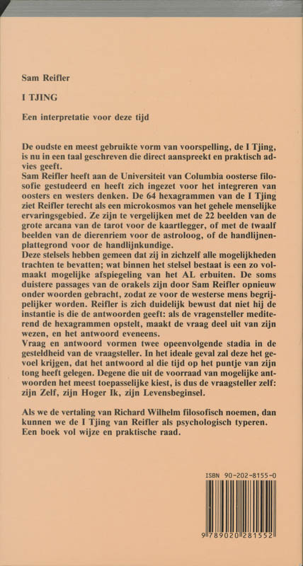 Achterkant van I Tjing