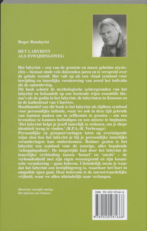 Achterkant van Het labyrint als inwijdingsweg