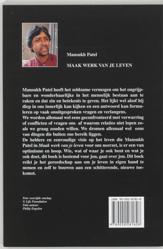 Achterkant van Maak werk van je leven