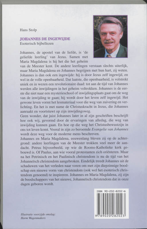 Achterkant van Johannes de ingewijde