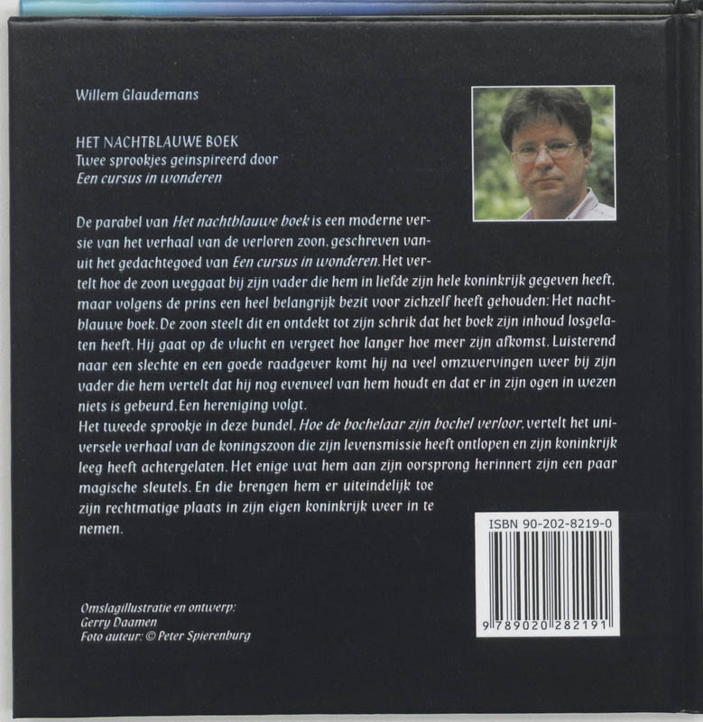 Achterkant van Het nachtblauwe boek