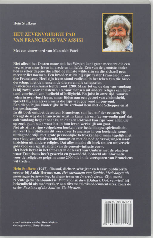 Achterkant van Het zevenvoudige pad van Franciscus van Assisi