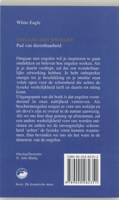Achterkant van Omgaan met engelen