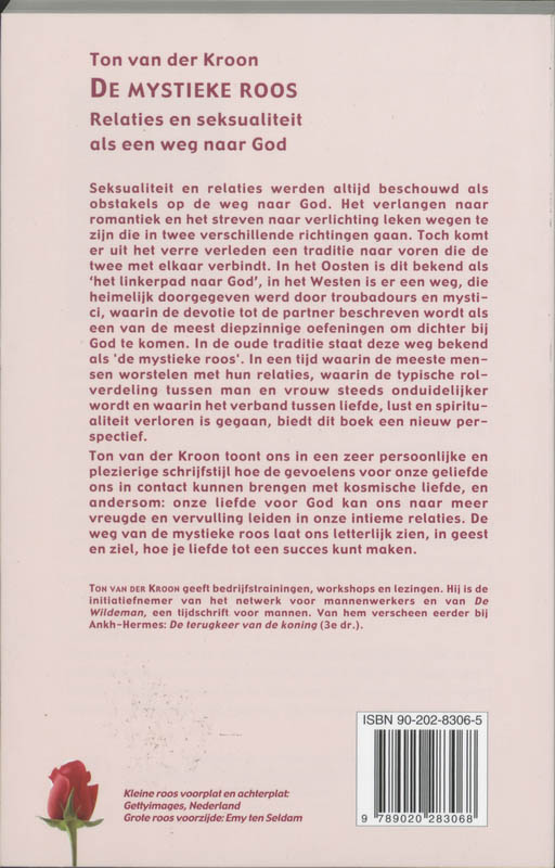 Achterkant van De mystieke roos