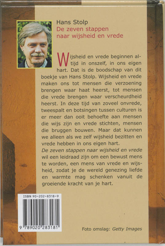 Achterkant van De zeven stappen naar wijsheid en vrede