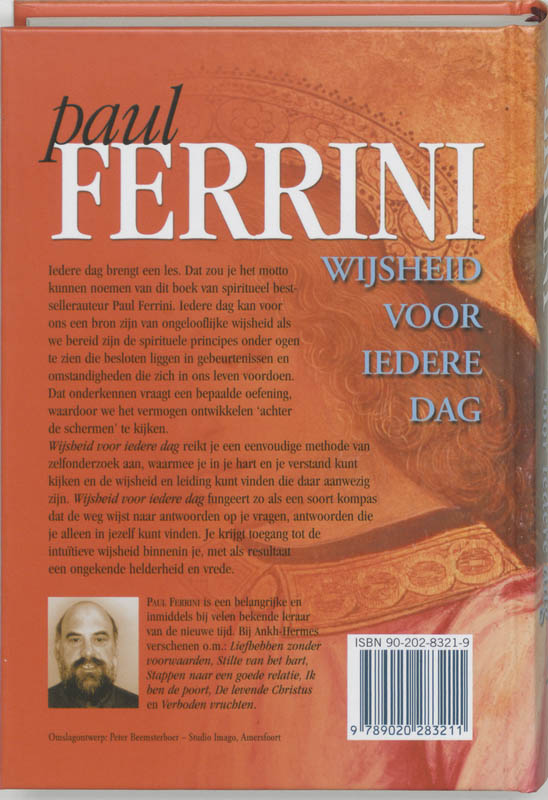 Achterkant van Wijsheid voor iedere dag