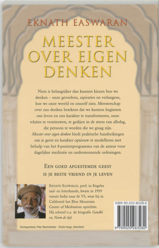 Achterkant van Meester over eigen denken