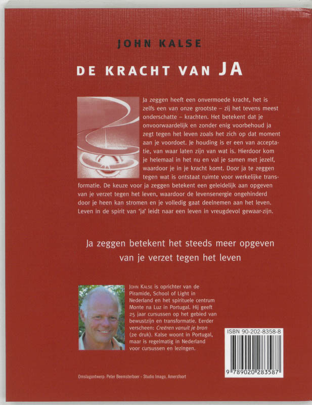 Achterkant van De kracht van Ja