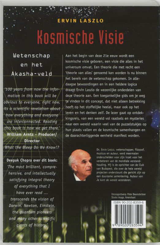 Achterkant van Kosmische visie
