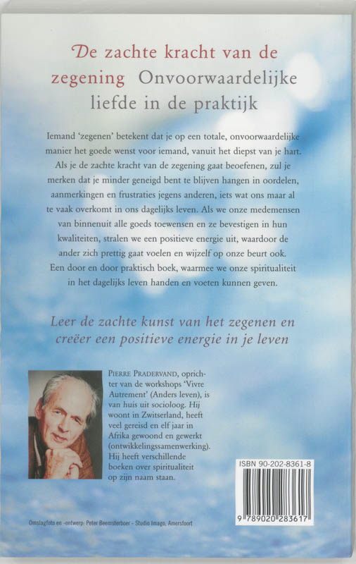 Achterkant van De zachte kracht van de zegening