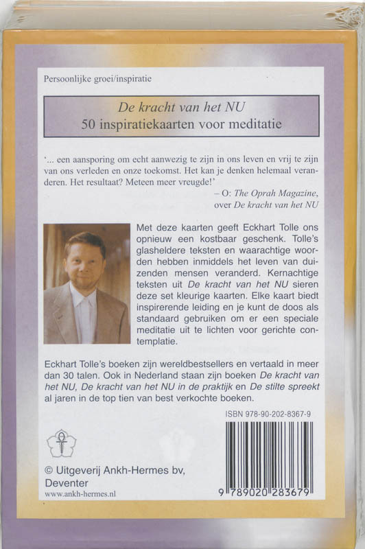 Achterkant van De kracht van het nu