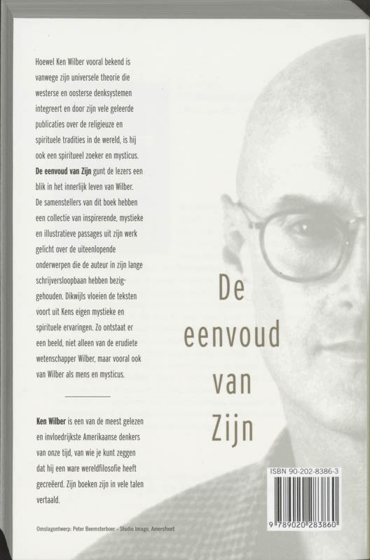 Achterkant van De eenvoud van zijn