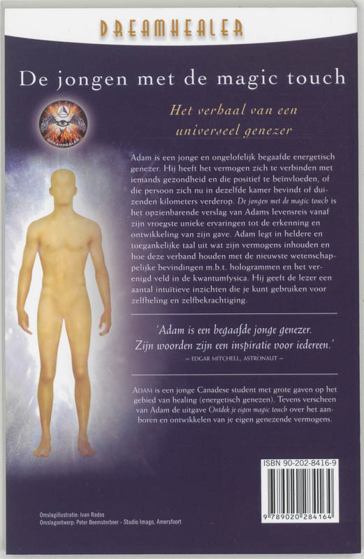 Achterkant van De jongen met de magic touch