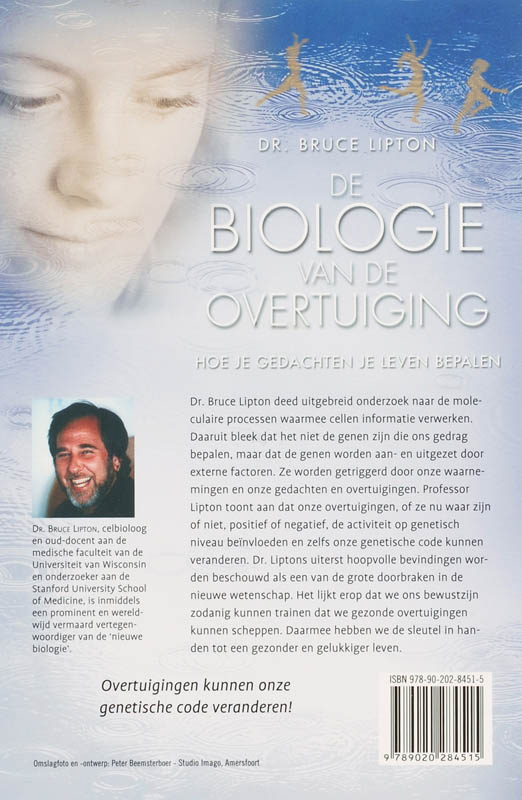 Achterkant van De biologie van de overtuiging