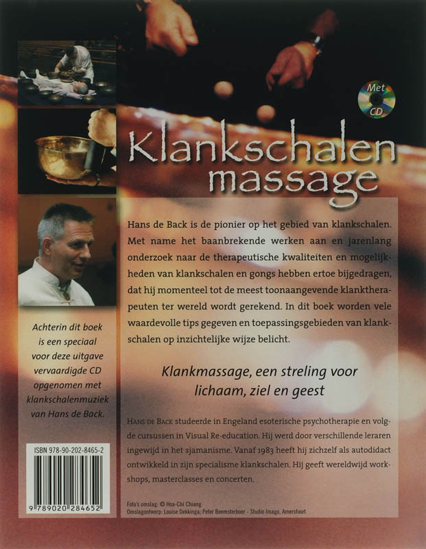 Achterkant van Klankschalenmassage