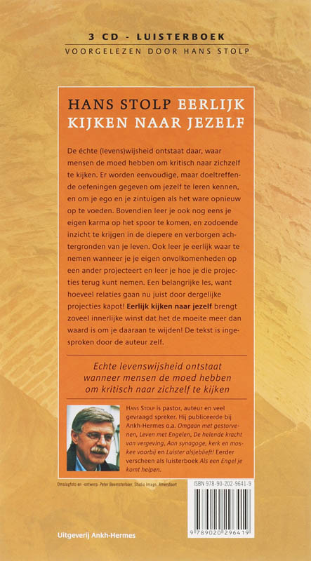 Achterkant van Eerlijk kijken naar jezelf 3 CD's