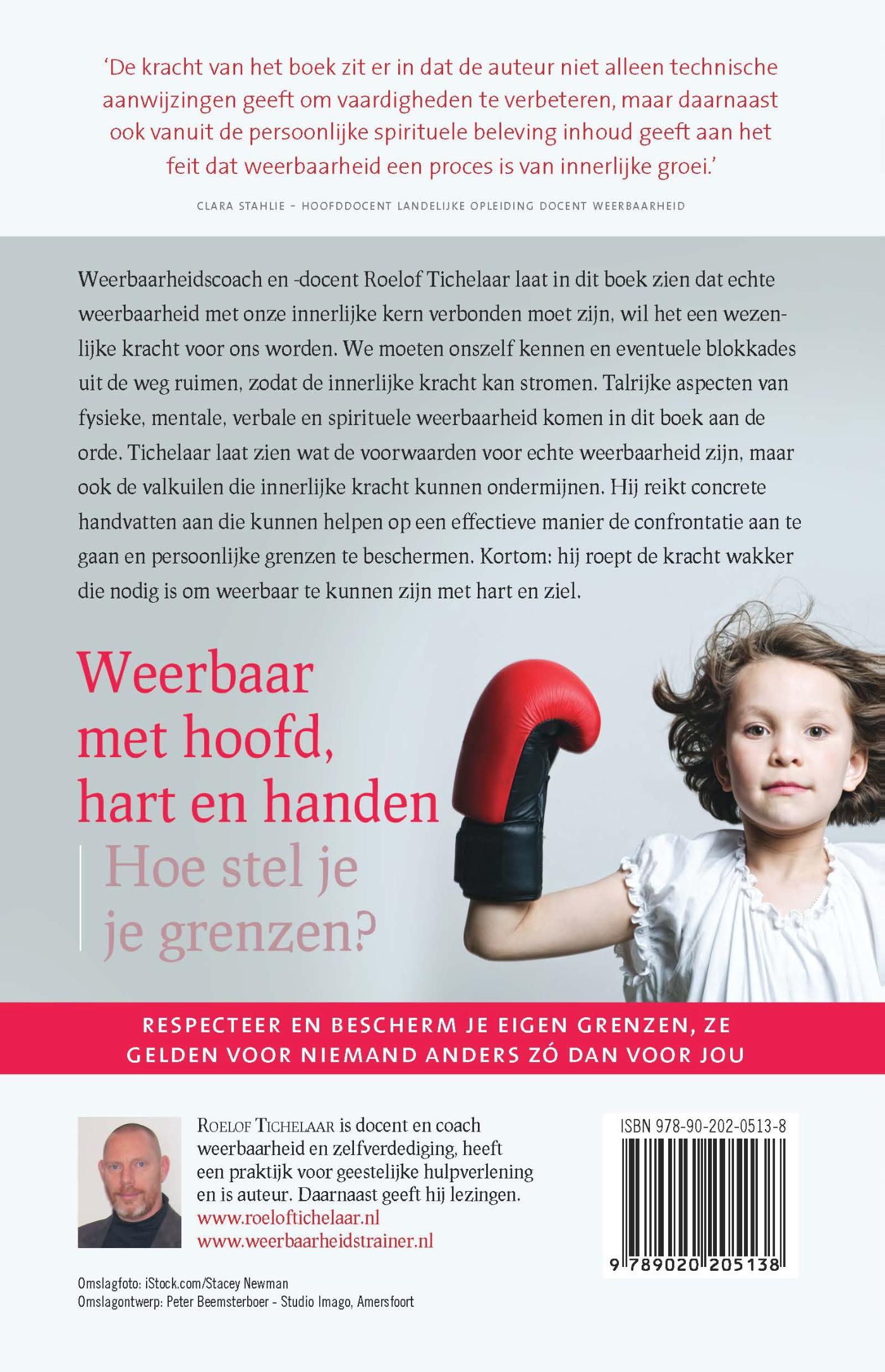 Achterkant van Weerbaar met hoofd, hart en handen