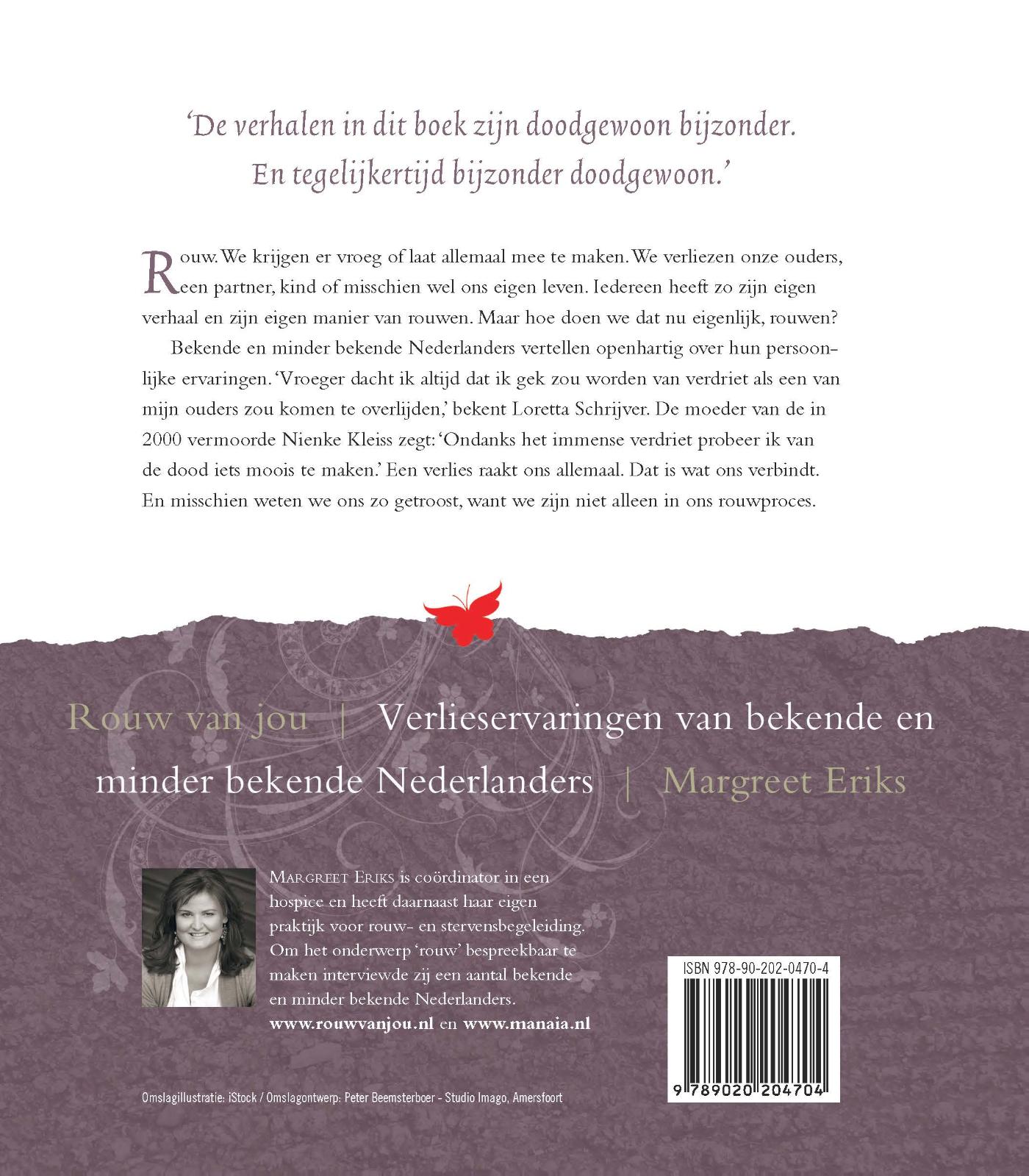 Achterkant van Rouw van jou