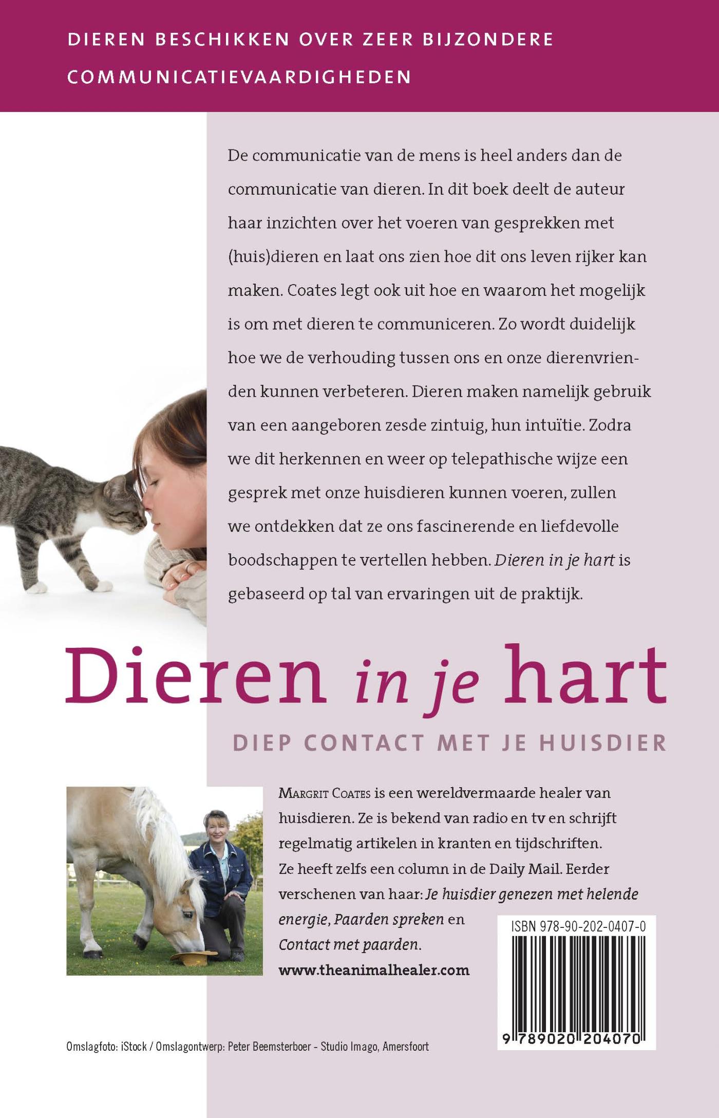 Achterkant van Dieren in je hart