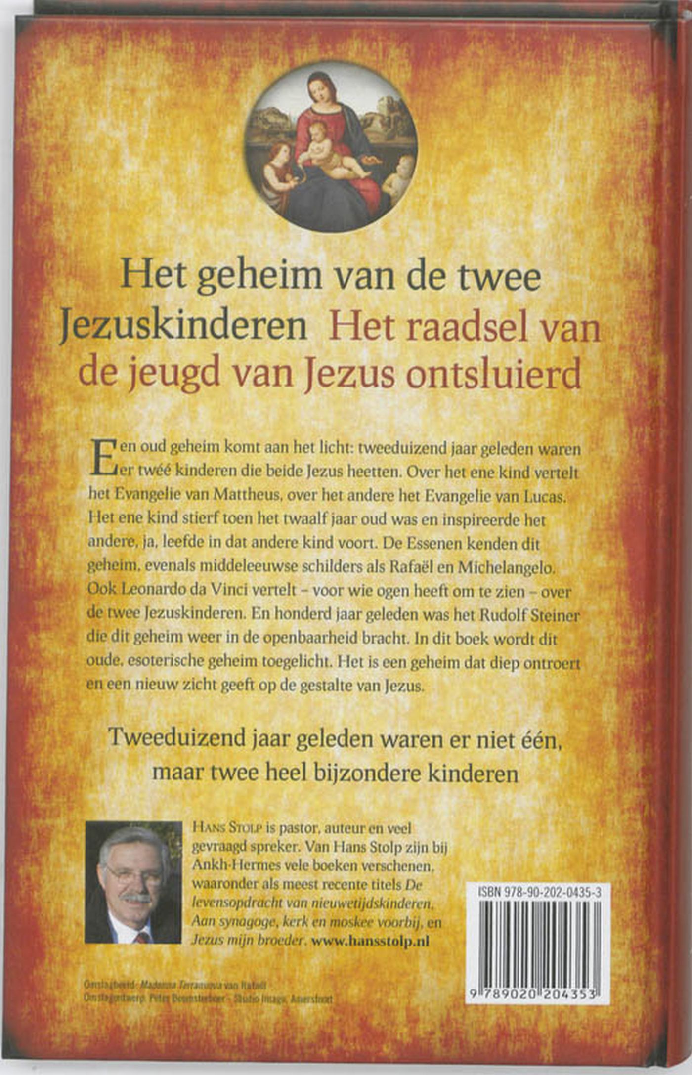 Achterkant van Het geheim van de twee Jezuskinderen
