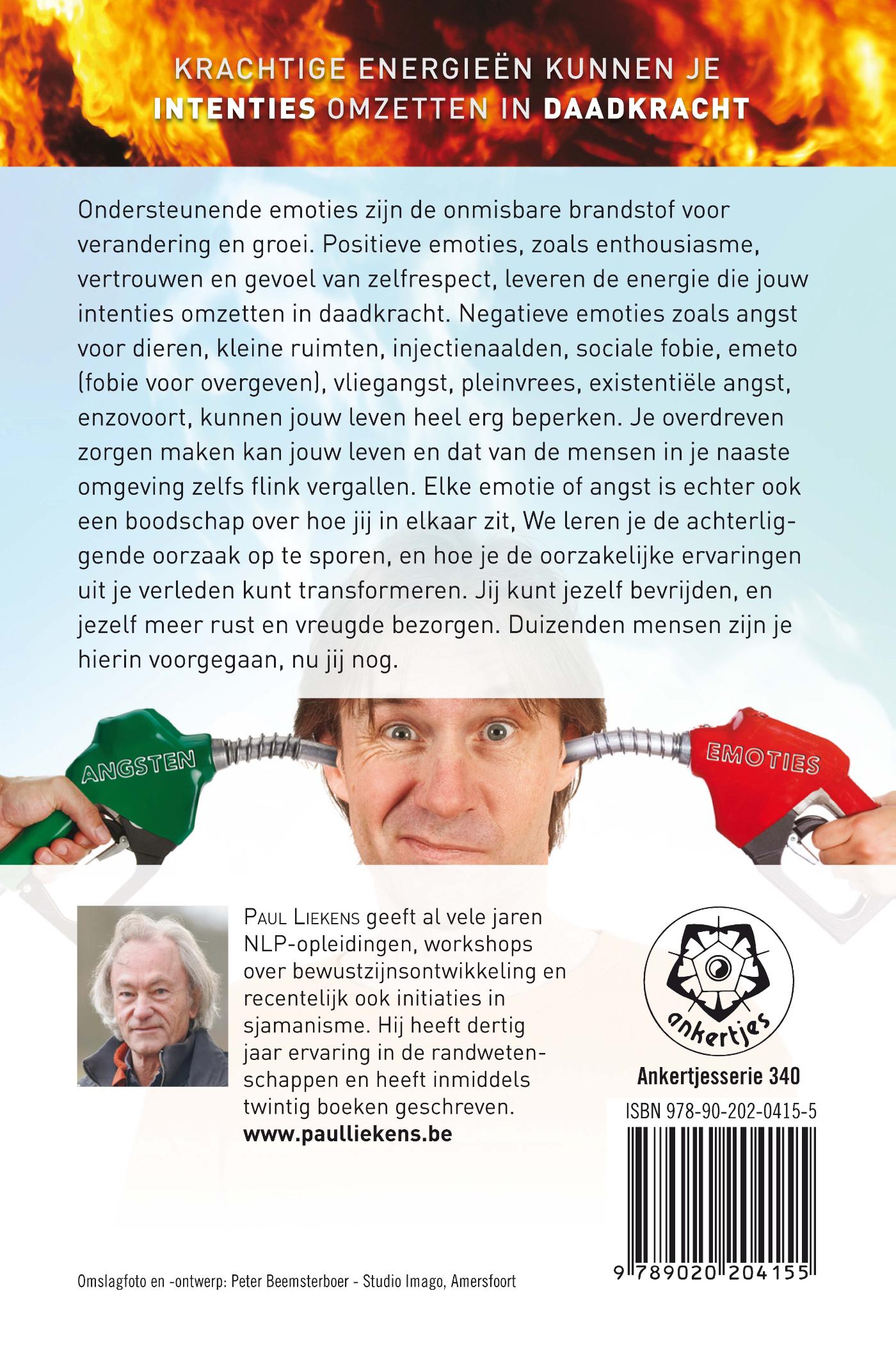 Achterkant van Emoties en angsten