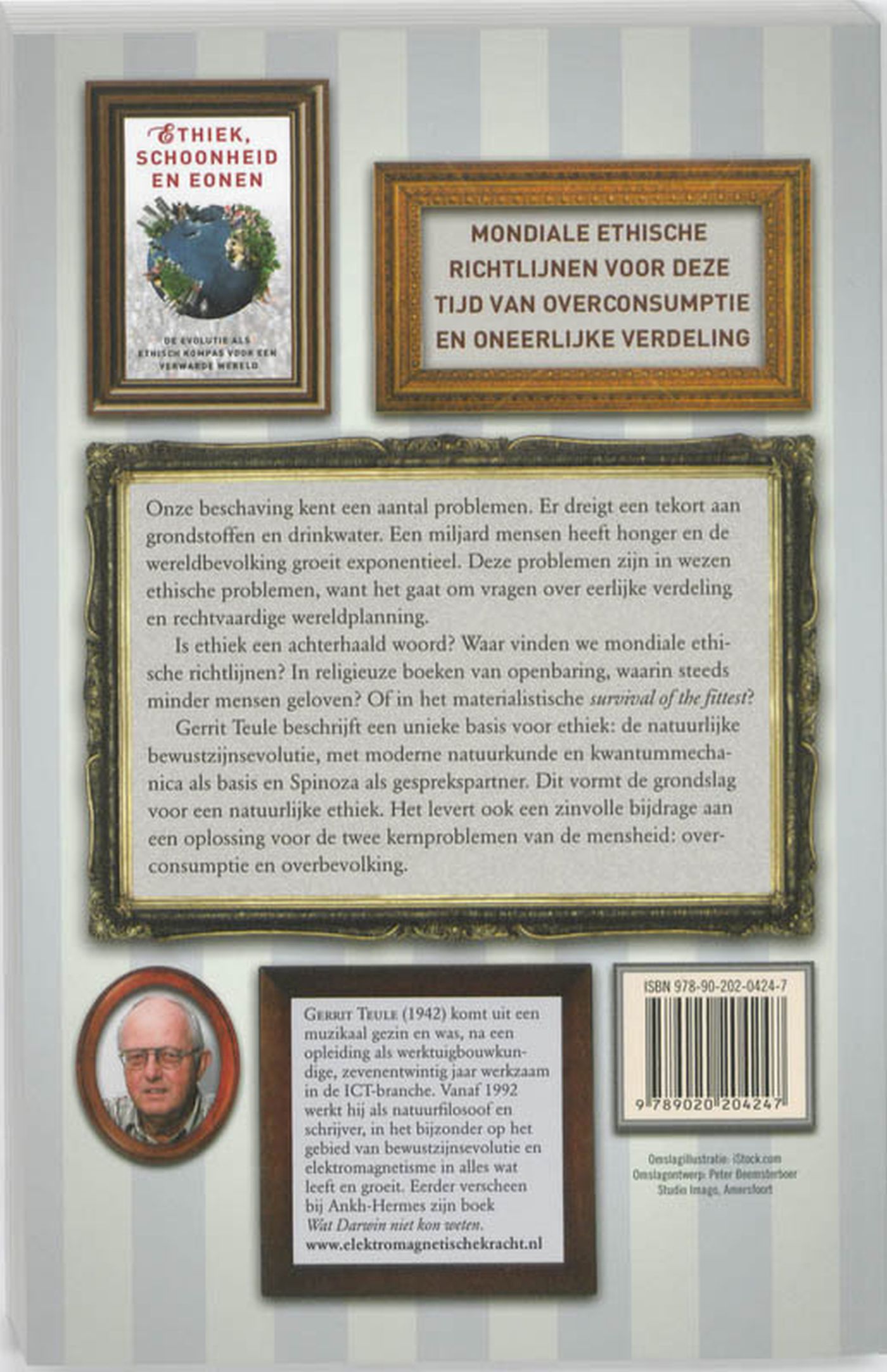 Achterkant van Ethiek, schoonheid en eonen