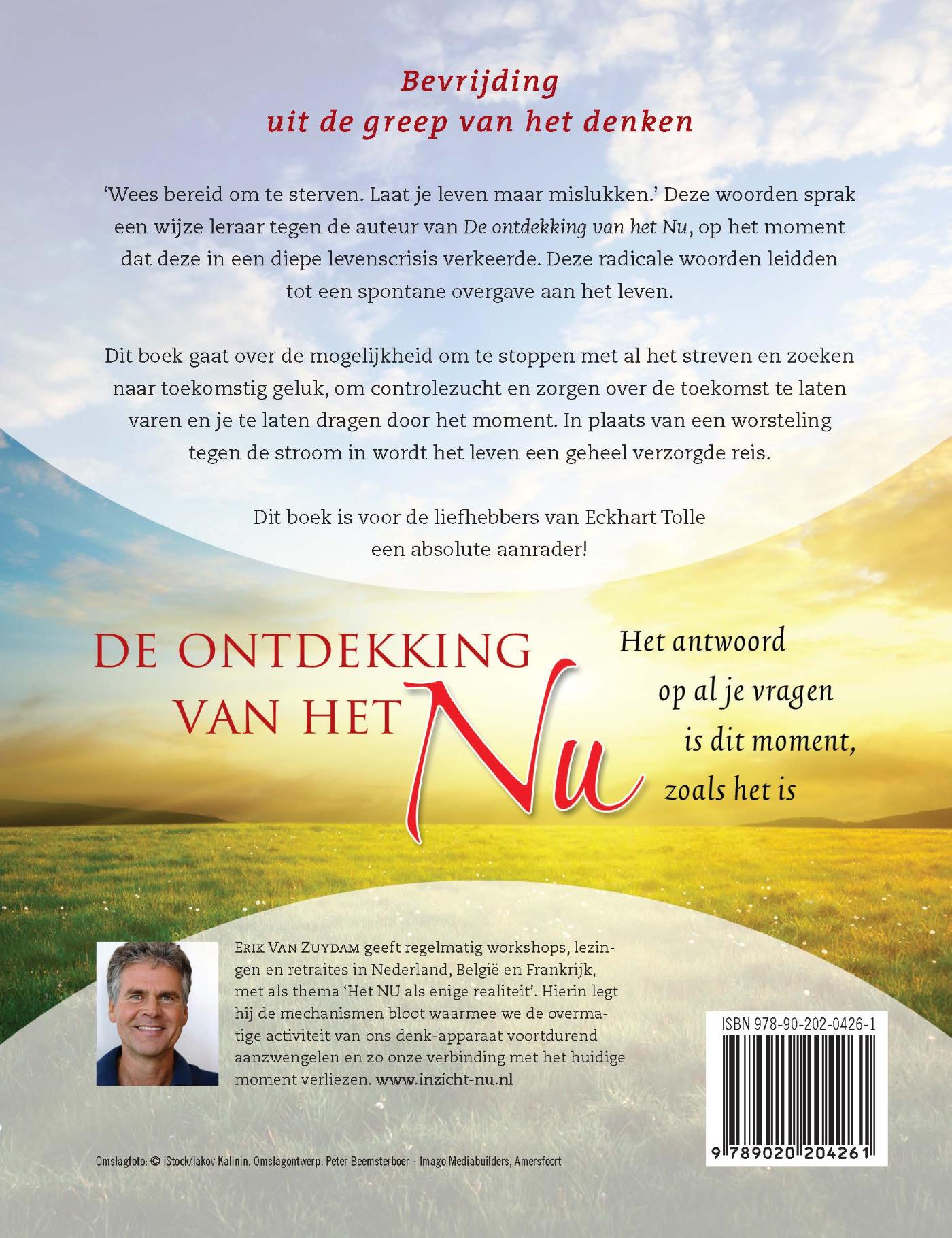 Achterkant van De ontdekking van het NU