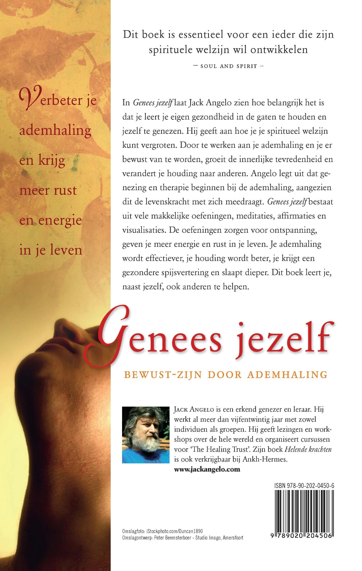 Achterkant van Genees jezelf