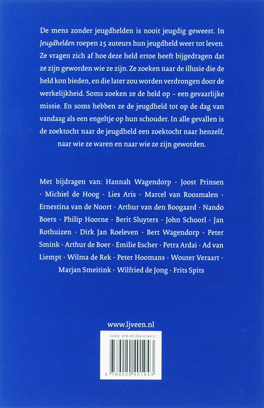 Achterkant van Jeugdhelden