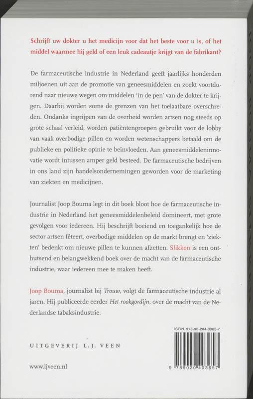 Achterkant van Slikken