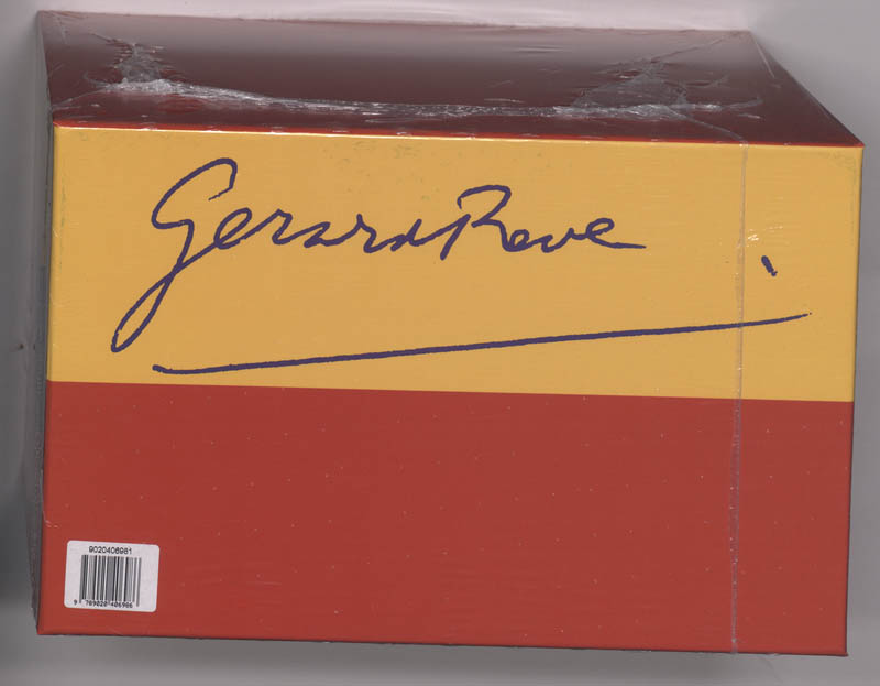Achterkant van cassette met 6 paperbacks