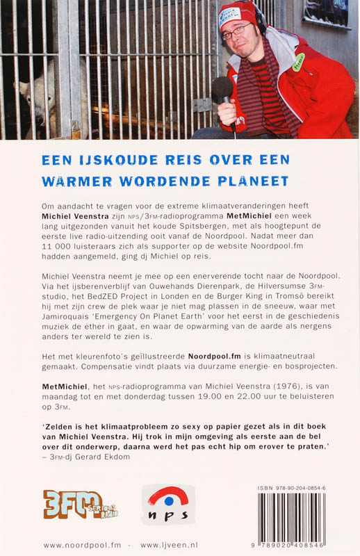 Achterkant van Noordpool.fm