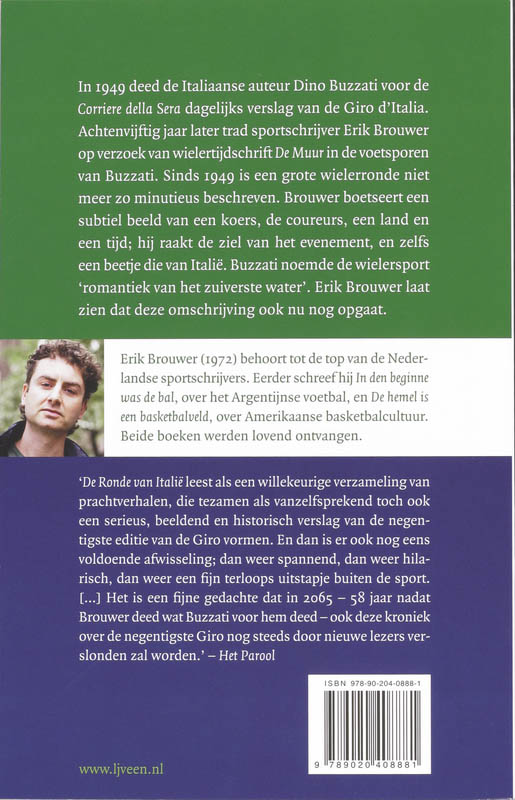 Achterkant van De Ronde van Italie