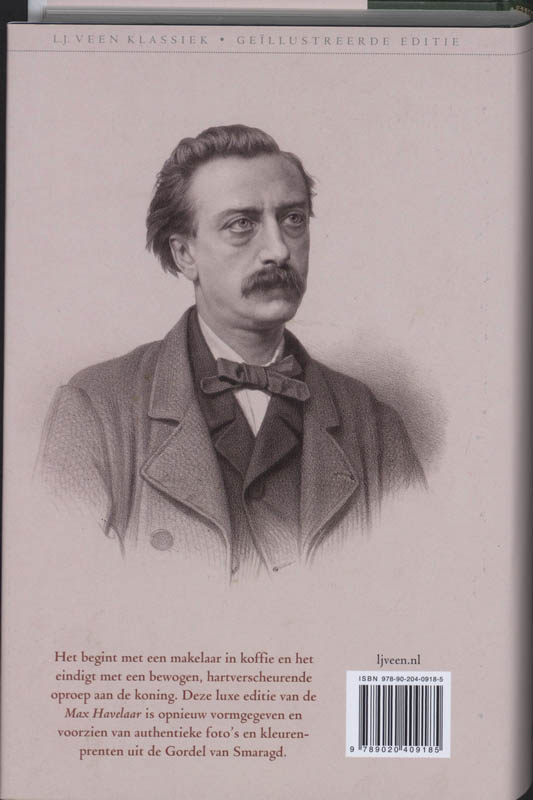 Achterkant van Max Havelaar