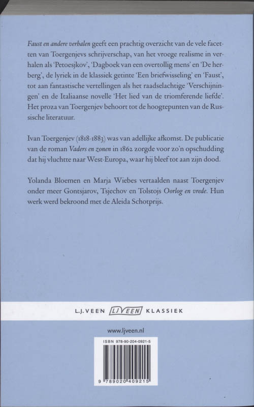 Achterkant van Faust