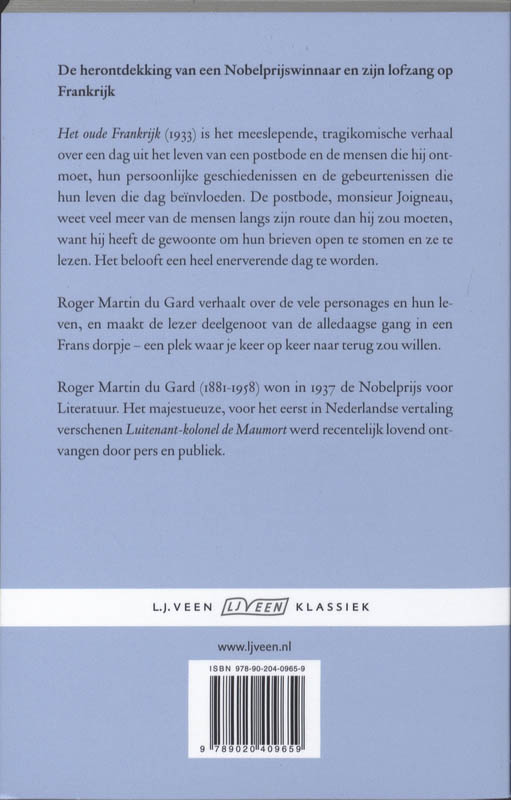 Achterkant van Het oude Frankrijk