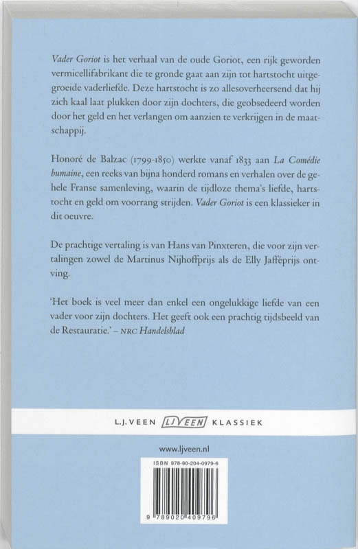 Achterkant van Vader Goriot