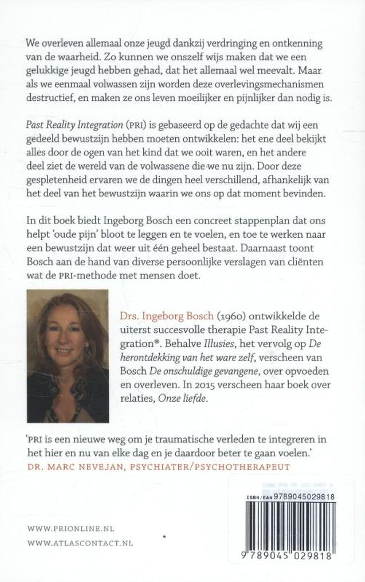 Achterkant van De herontdekking van het ware zelf