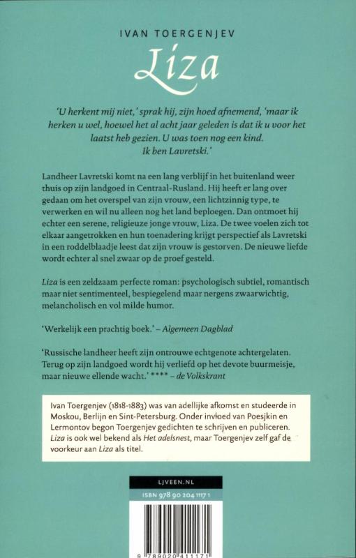 Achterkant van Liza