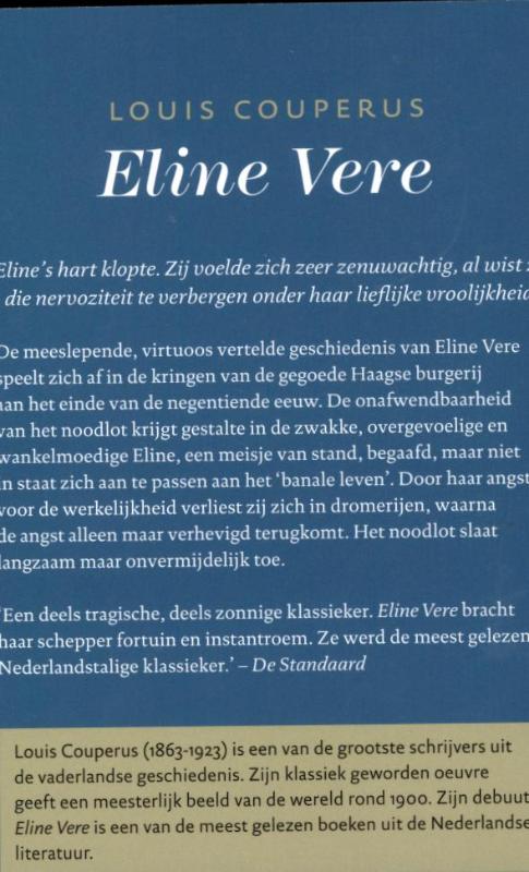 Achterkant van Eline Vere