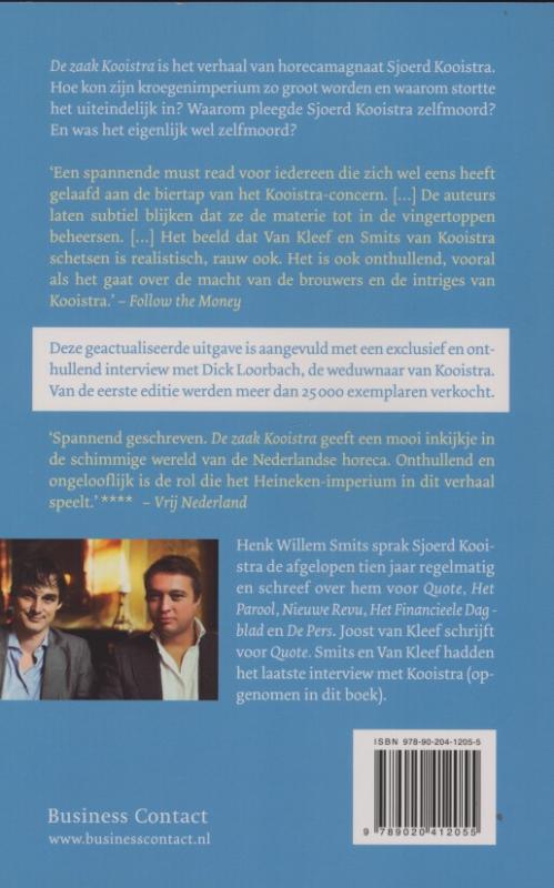 Achterkant van De zaak Kooistra
