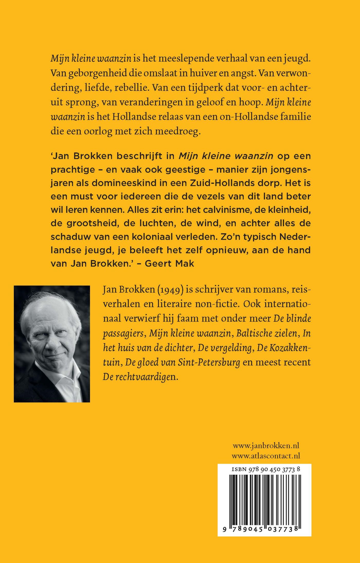 Achterkant van Mijn kleine waanzin