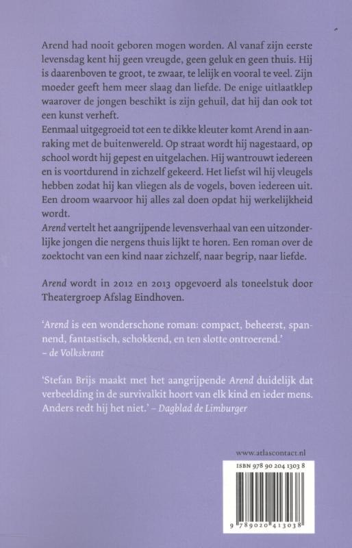 Achterkant van Arend