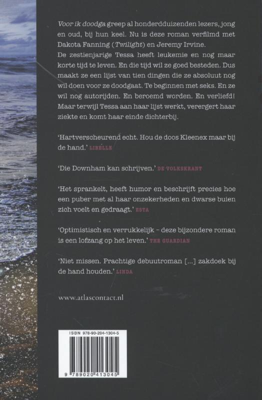 Achterkant van Voor ik doodga