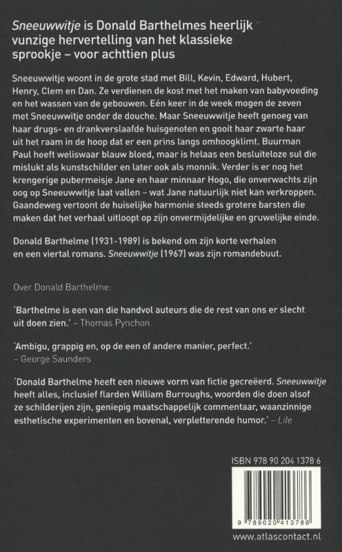 Achterkant van Sneeuwwitje